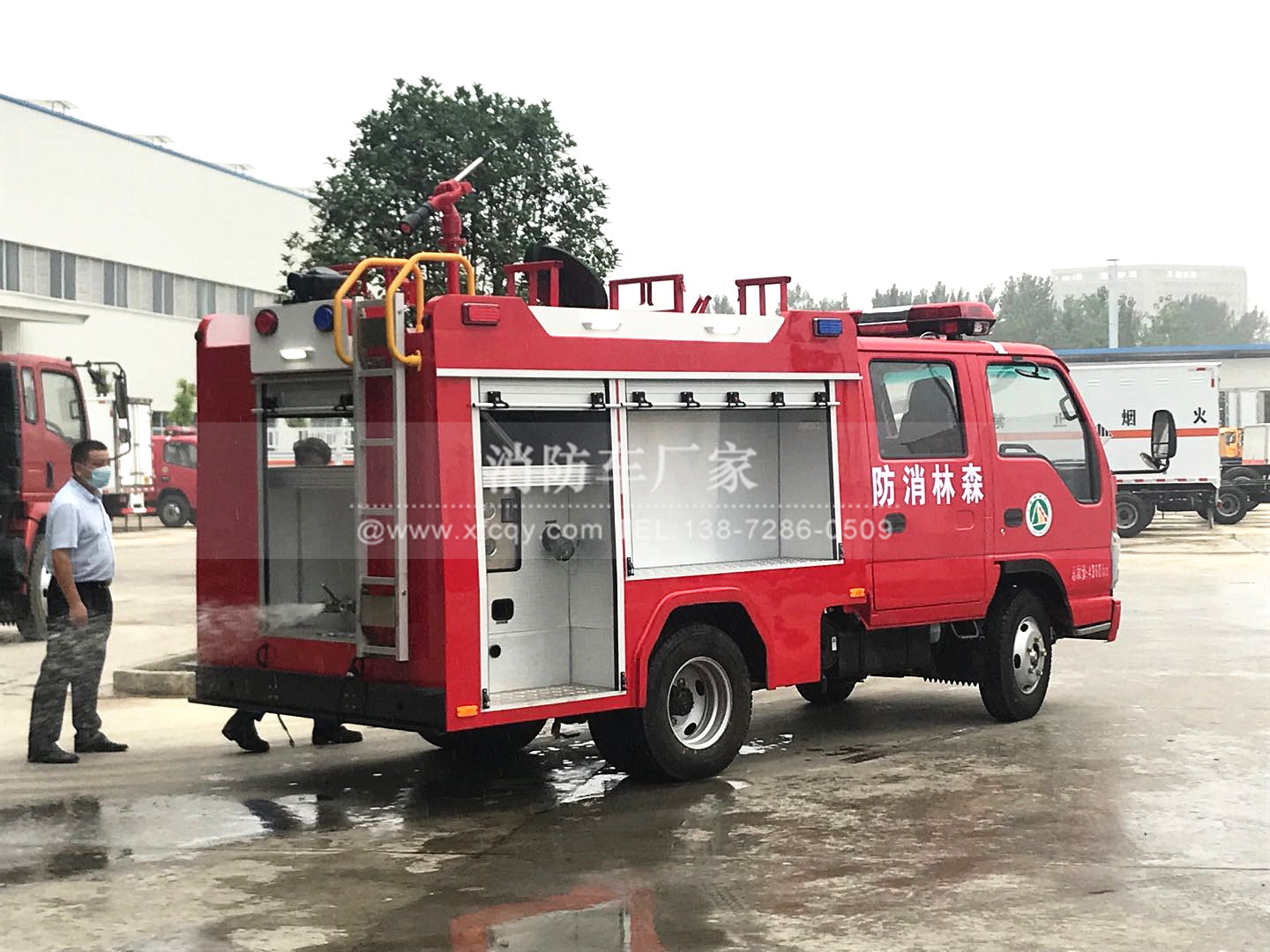 五十铃100P1-1.5吨小型消防车