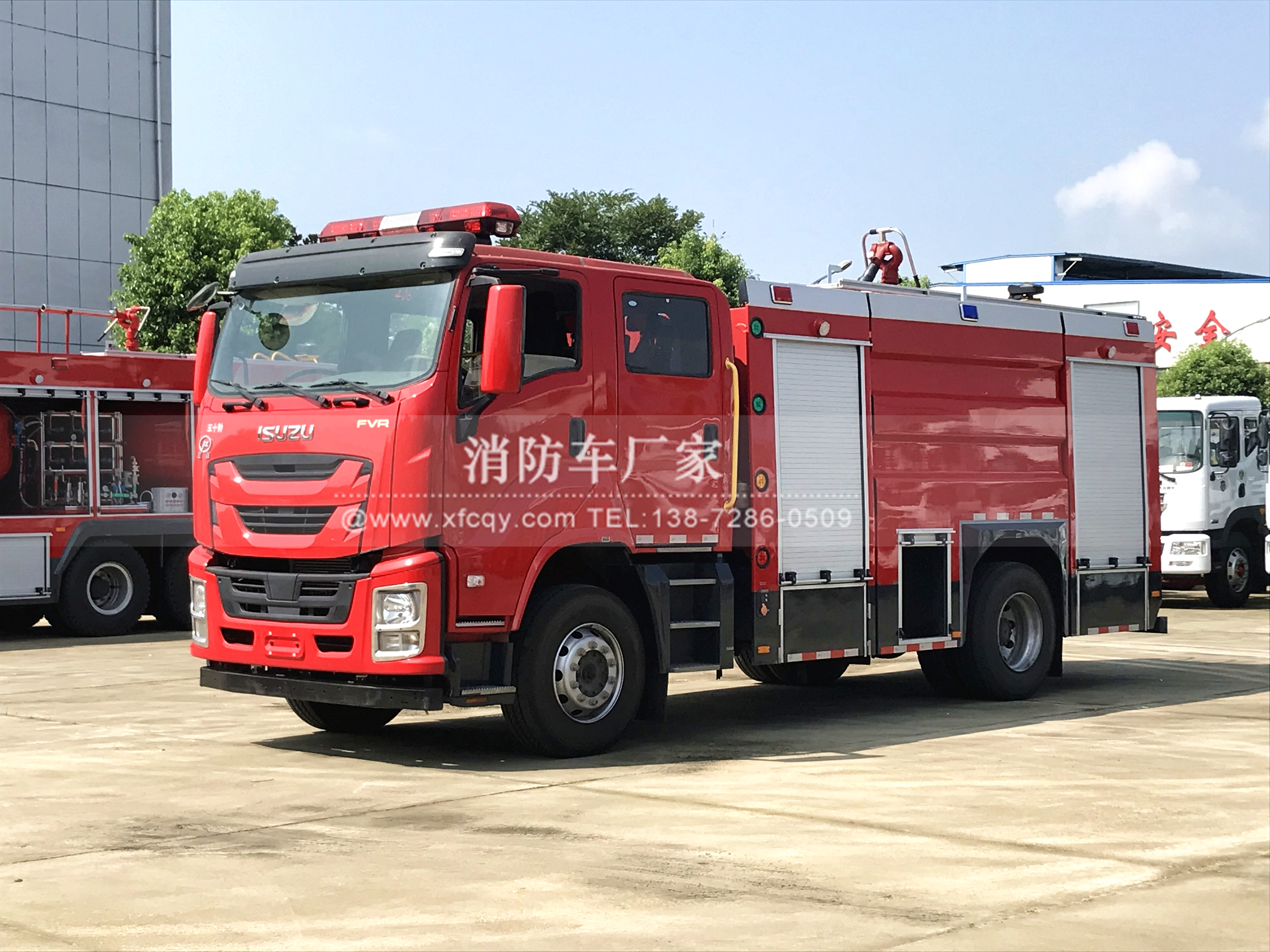 庆铃国六6.5吨消防车